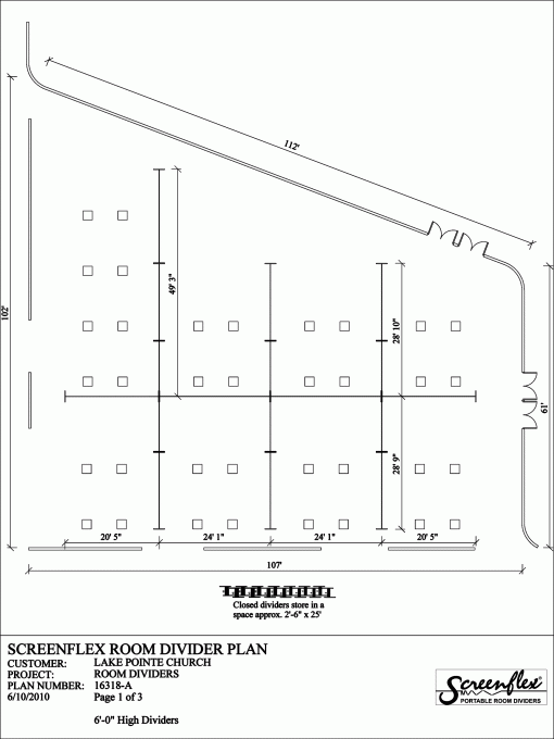 Large Church Rooms Design Plan 