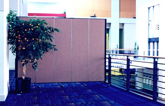 Blocking off an area in quick attractive fashion has never been easier with a mobile barrier