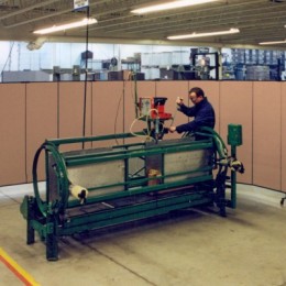 Workers Focus With Room Dividers