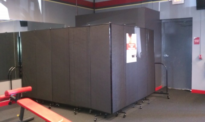 Screenflex at Snap Fitness 