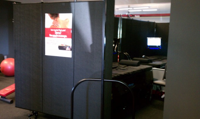 Screenflex at Snap Fitness 