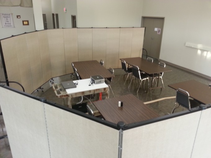 Create A Temporary Room For Conference & Training
