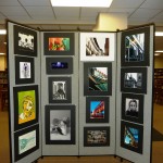 Screenflex 6 panel art display unit