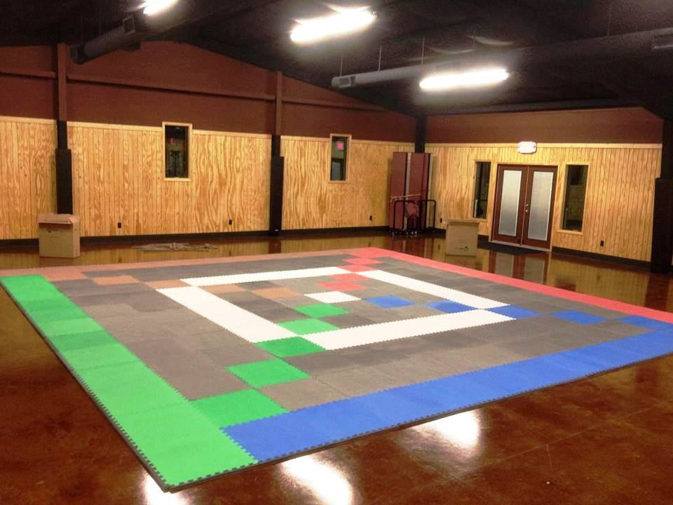 Awana area in a fellowship hall