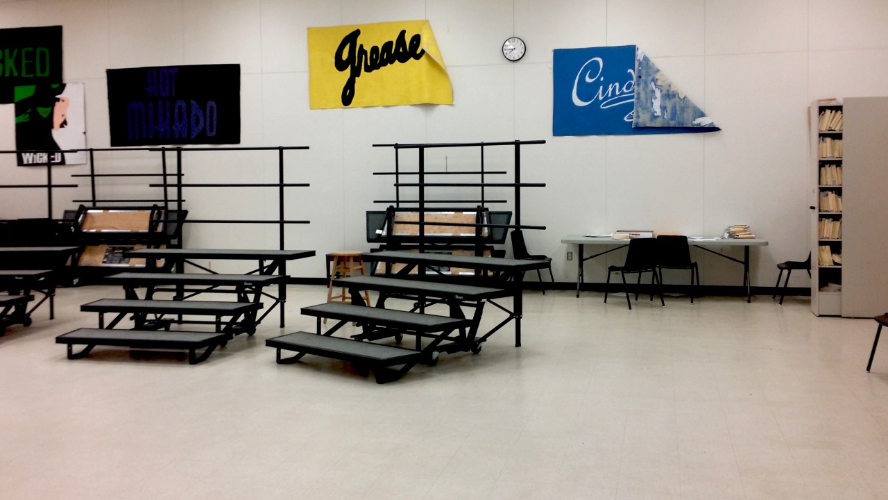 high school choir classroom