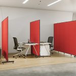 light duty dividers creating private workspaces