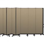 Self-leveling Casters Make it Easy to Move Room Dividers into Position