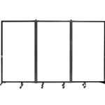 Three-Panel Whiteboard is 10'-0