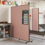 healthflex room divider in school nurse station